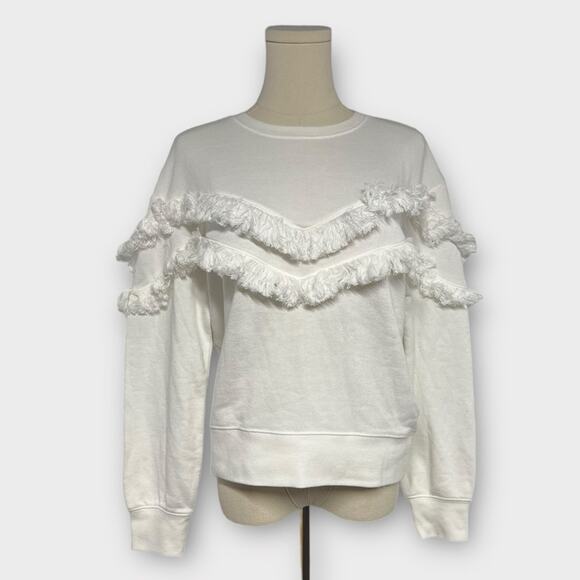 Rails Kinsey Crewneck Sweater with Fringe Size Small NEW - Picture 1 of 8